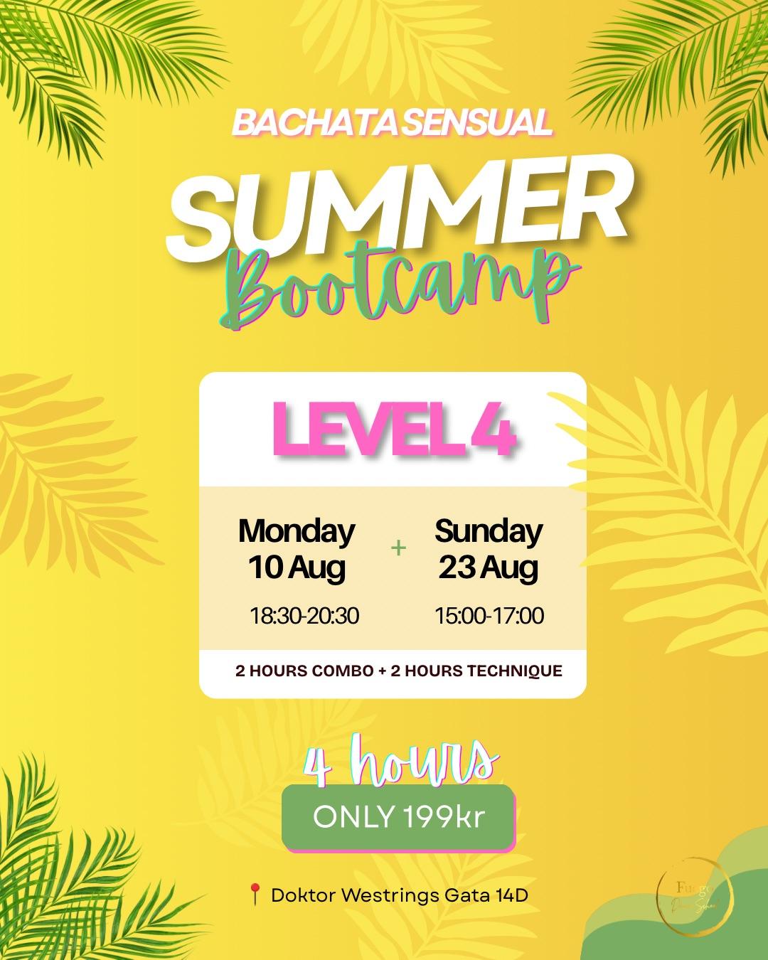 Summer Bootcamp Level 4
